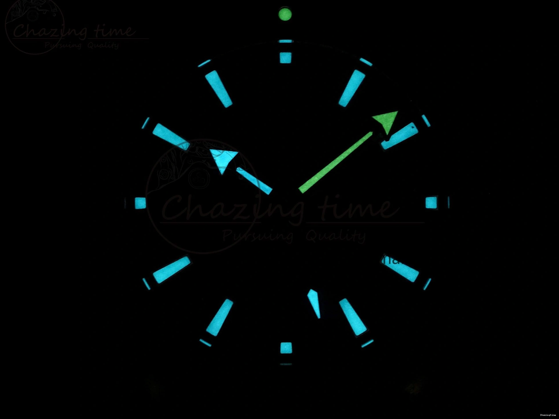 0513 Planet Ocean 43.5mm SS VSF 1:1 Best Edition Green Bezel White Dial on Green Rubber Strap A8900 Super Clone Unisex 7713